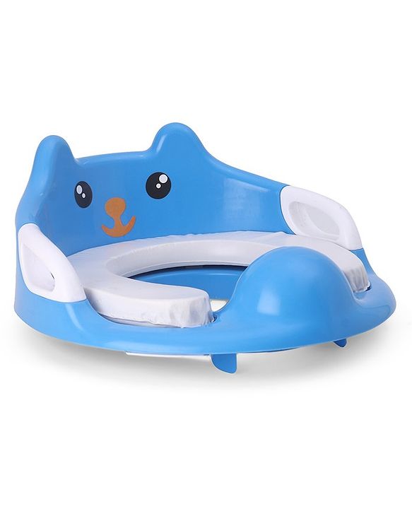 Babyhug Potty Seat With Handle & Backrest - White