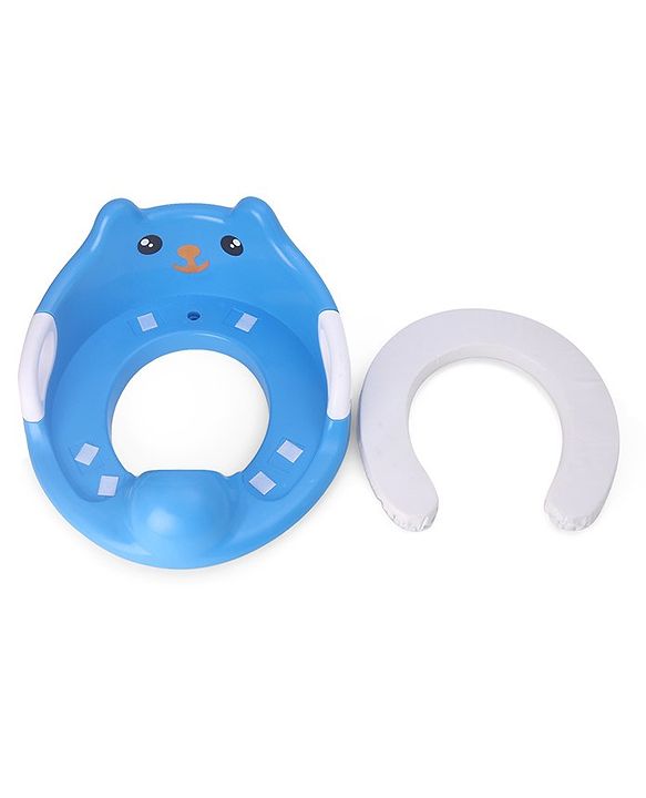 Babyhug Potty Seat With Handle & Backrest - White