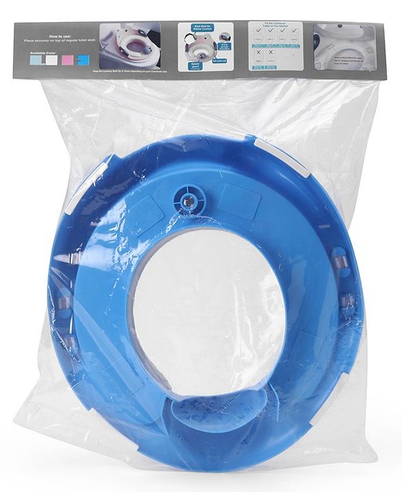 Babyhug Potty Seat With Handle & Backrest - White