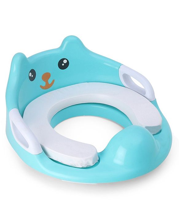 Babyhug Potty Seat With Handle & Backrest - White