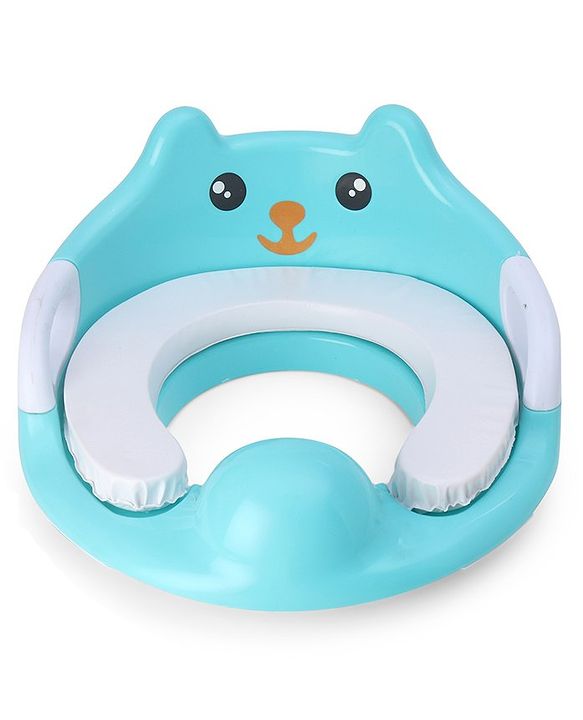 Babyhug Potty Seat With Handle & Backrest - White