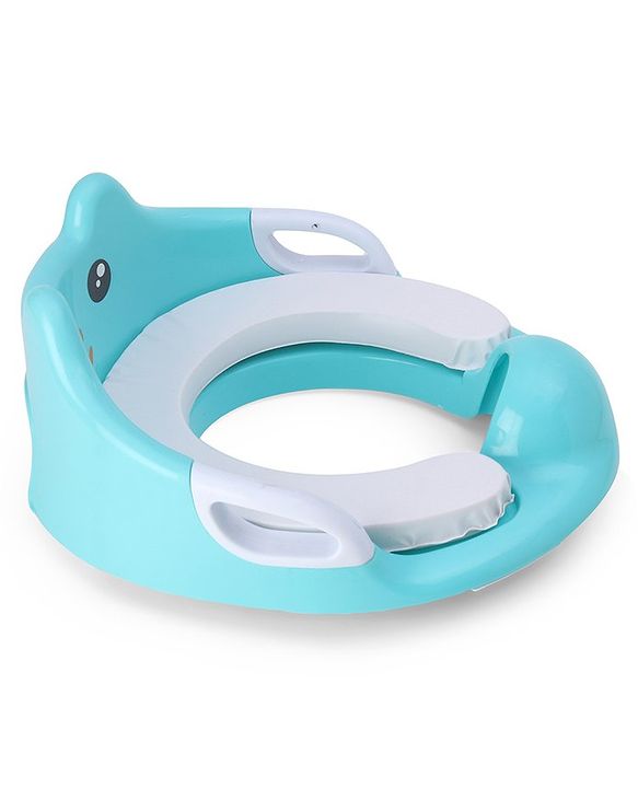 Babyhug Potty Seat With Handle & Backrest - White