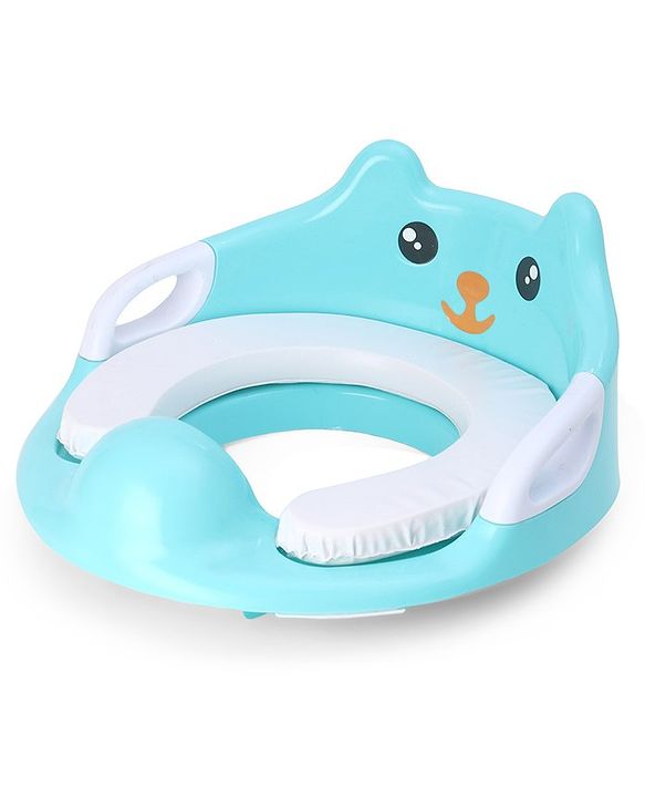 Babyhug Potty Seat With Handle & Backrest - White
