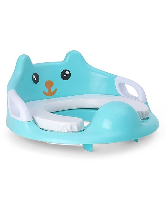 Babyhug Potty Seat With Handle & Backrest - White