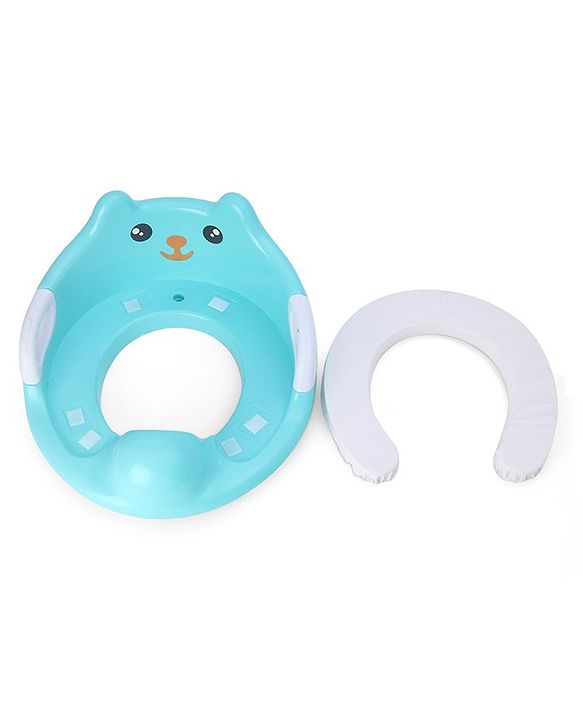 Babyhug Potty Seat With Handle & Backrest - White
