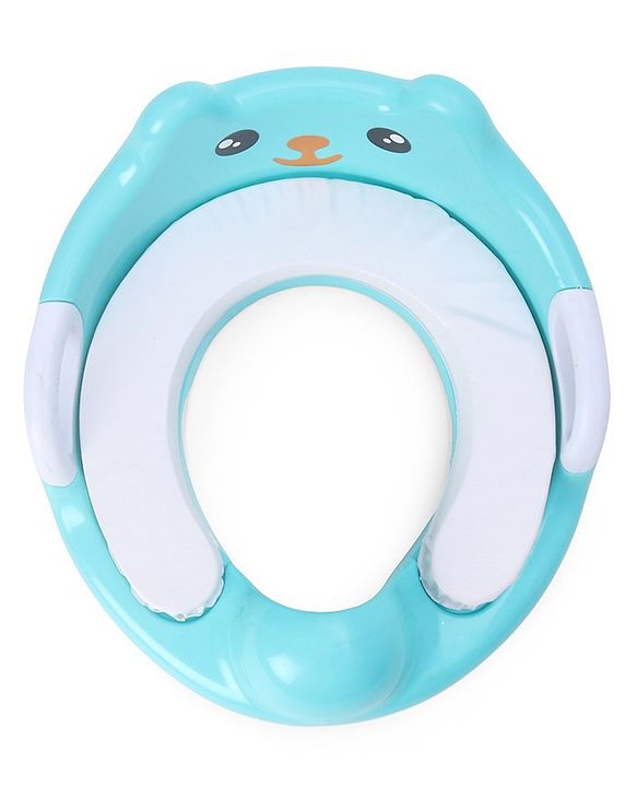 Babyhug Potty Seat With Handle & Backrest - White