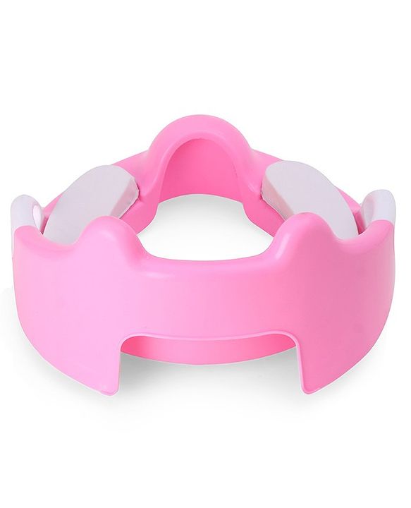 Babyhug Potty Seat With Handle & Backrest - White