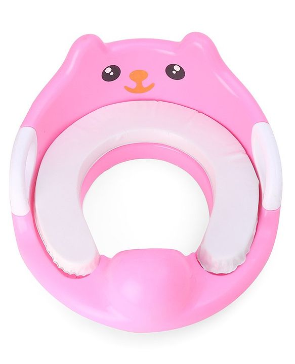 Babyhug Potty Seat With Handle & Backrest - White