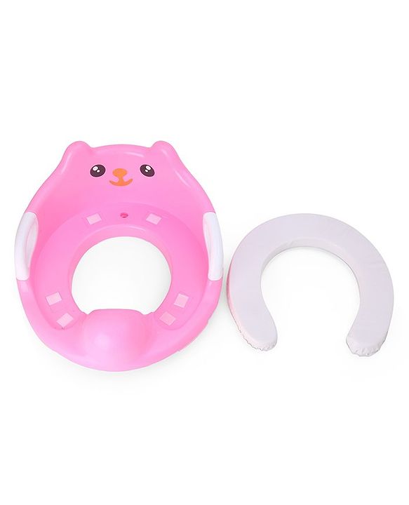 Babyhug Potty Seat With Handle & Backrest - White