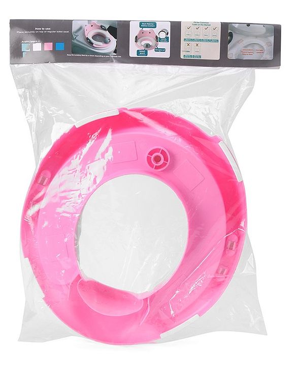 Babyhug Potty Seat With Handle & Backrest - White