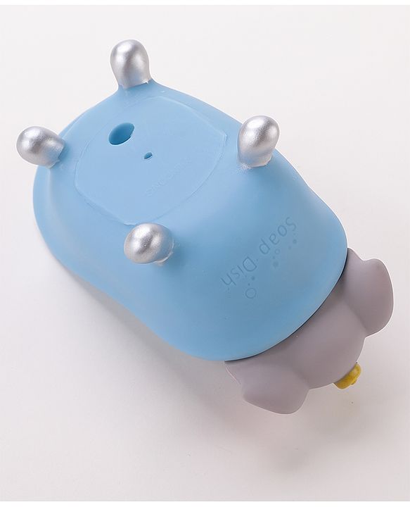 Babyhug Soap Case  Elephant Theme Free Size- Blue