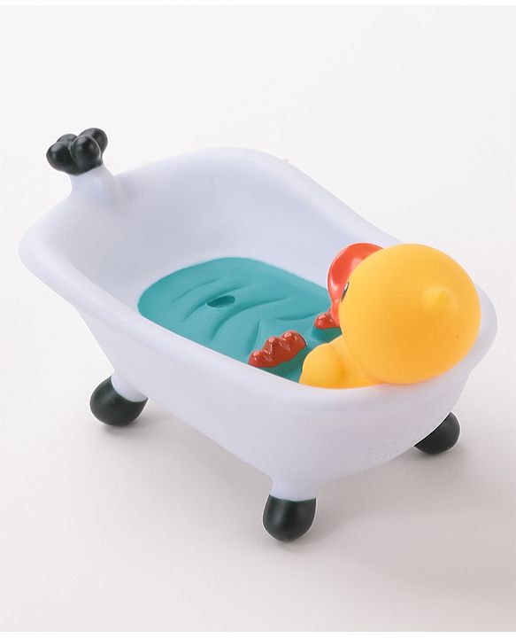 Babyhug Soap Case  Elephant Theme Free Size- Blue