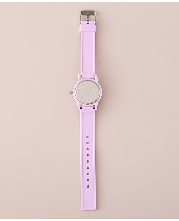 Babyhug Analog Watch with Star Print- Purple