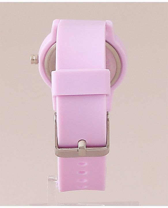 Babyhug Analog Watch with Star Print- Purple