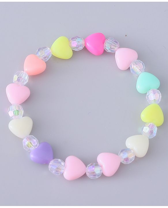 Babyhug Analog Watch with Bracelets & Butterfly Print- Multicolor