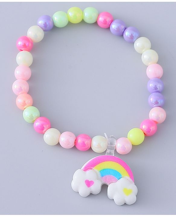 Babyhug Analog Watch with Bracelets & Unicorn Print - Multicolor