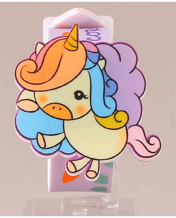 Babyhug Digital Watch with Unicorn Print - Pink