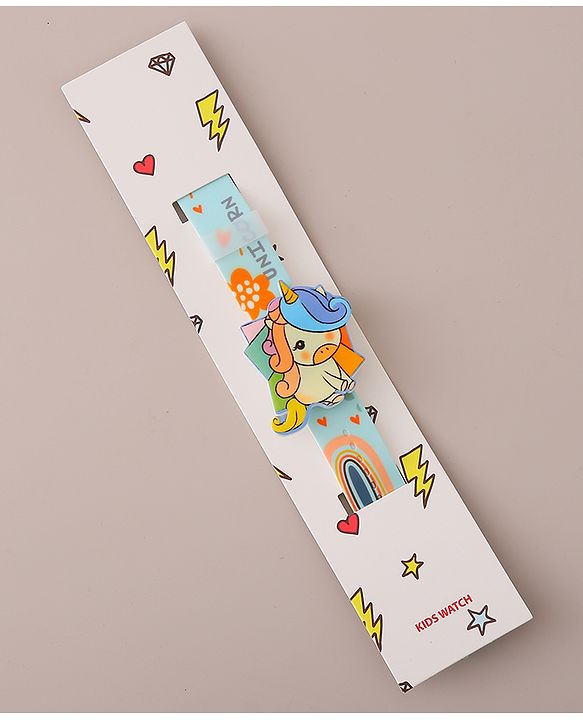 Babyhug Digital Watch with Unicorn Print - Pink