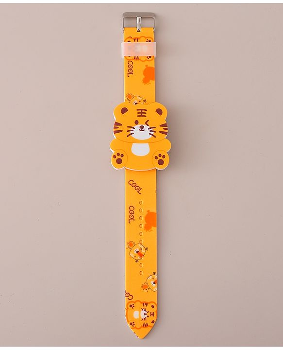 Babyhug Digital Watch Light Orange Free Size Boy