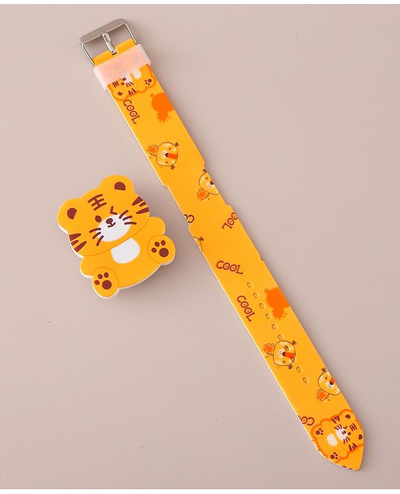 Babyhug Digital Watch Light Orange Free Size Boy