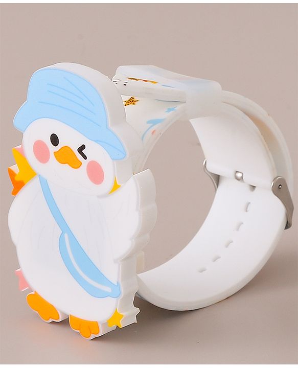 Babyhug Digital Watch with Duck Theme- Blue