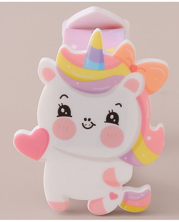 Babyhug Digital Watch with Unicorn Theme- Pink