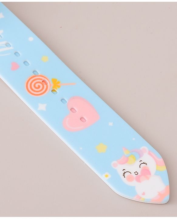 Babyhug Digital Watch with Unicorn Theme- Blue
