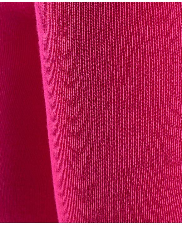Pine Kids Full Length Footed Solid Color Tights - Pink