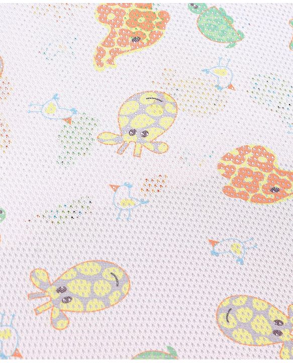 Babyhug Anti Slip Baby Bather Small with Animal Print- Orange