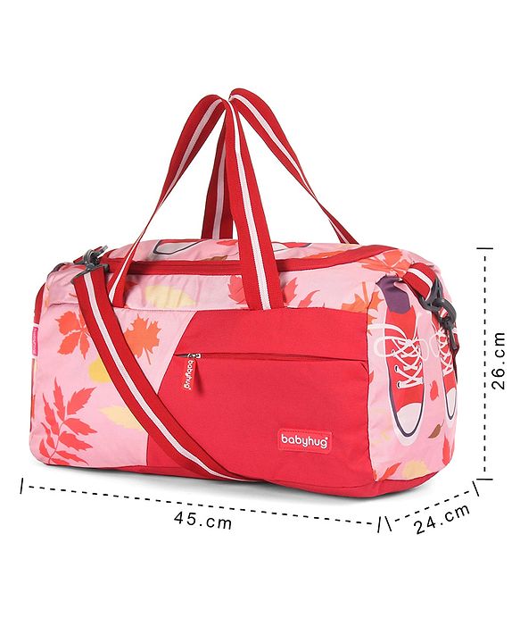 Babyhug Duffle Bag with Shoe Compartment for 1 Day Trip  - Orange