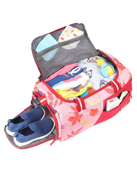 Babyhug Duffle Bag with Shoe Compartment for 1 Day Trip  - Orange