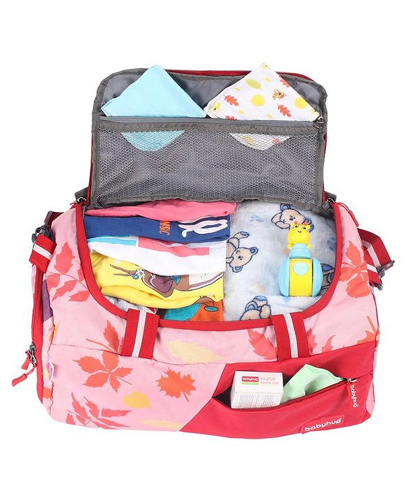 Babyhug Duffle Bag with Shoe Compartment for 1 Day Trip  - Orange