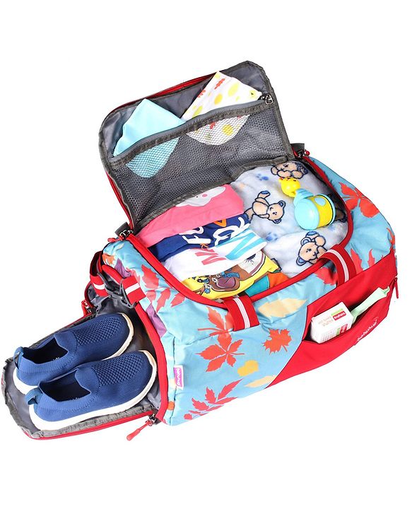 Babyhug Duffle Bag with Shoe Compartment for 1 Day Trip  -  Multicolour