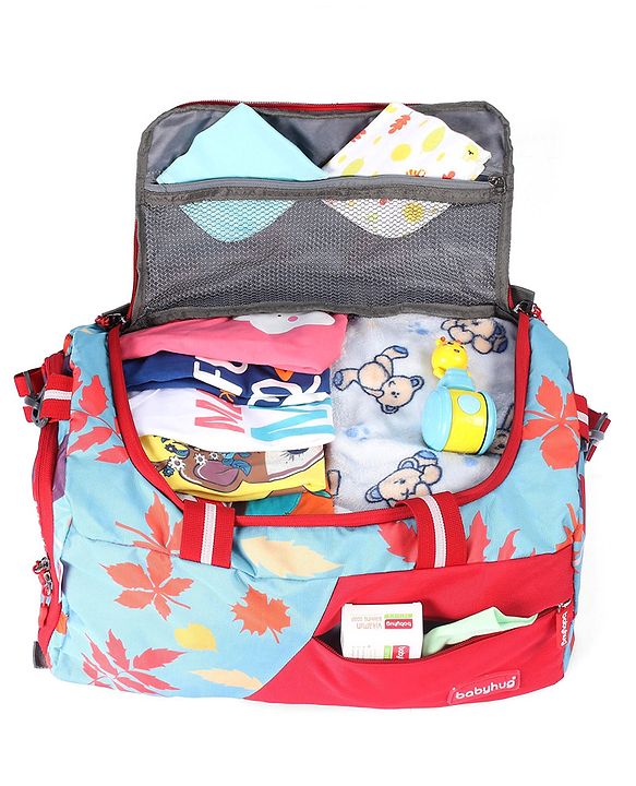 Babyhug Duffle Bag with Shoe Compartment for 1 Day Trip  -  Multicolour