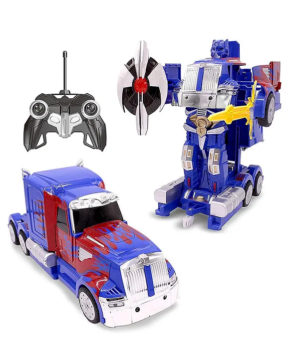 YAMAMA Transforming Optimus Prime Robot Car Toy 1 14 Scale Remote Control Car For Kids Multicolor Online India Buy RC Toys for 3 12 Years at FirstCry 14630959