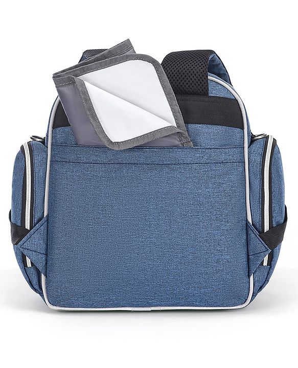 Babyhug Multipurpose Backpack Style Diaper Bag - Blue