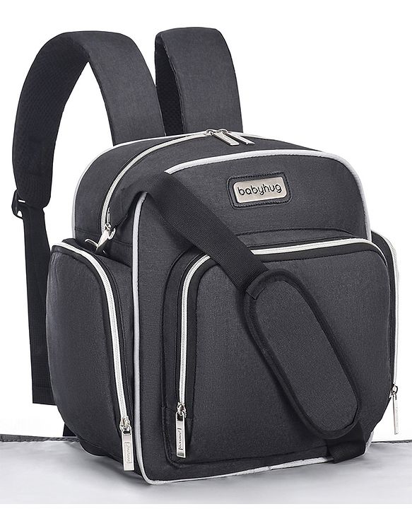 Babyhug Multipurpose Backpack Style Diaper Bag - Blue
