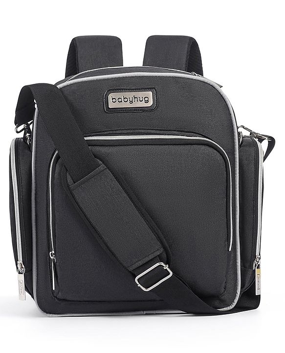 Babyhug Multipurpose Backpack Style Diaper Bag - Blue