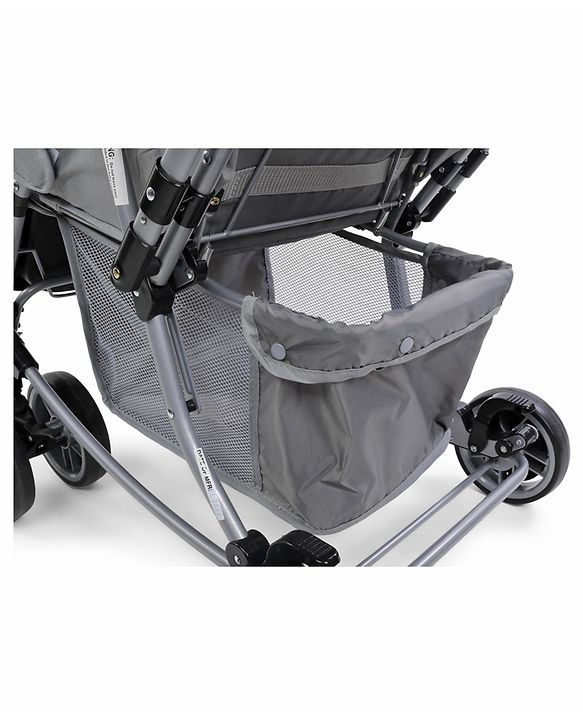 Babyhug 2 in 1 Rock and Roll Stroller Cum Rocker - Grey Pink