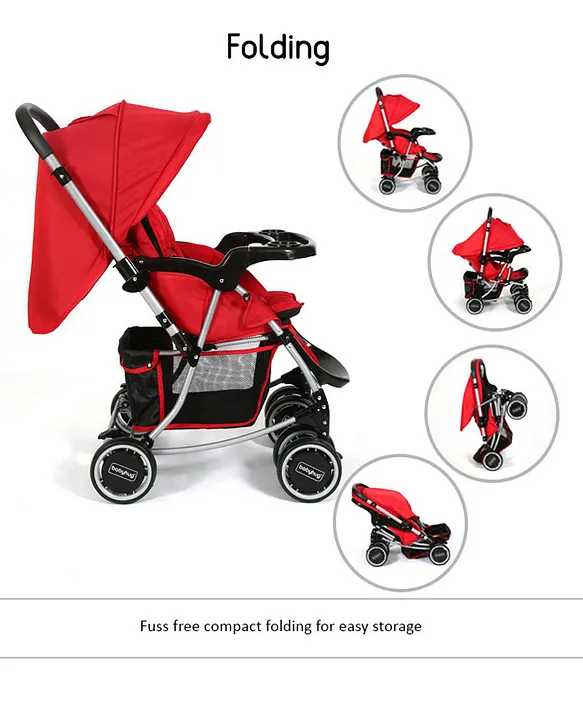 Babyhug 2 in 1 Rock and Roll Stroller Cum Rocker Red Online in India Buy at Best Price from FirstCry 1464139