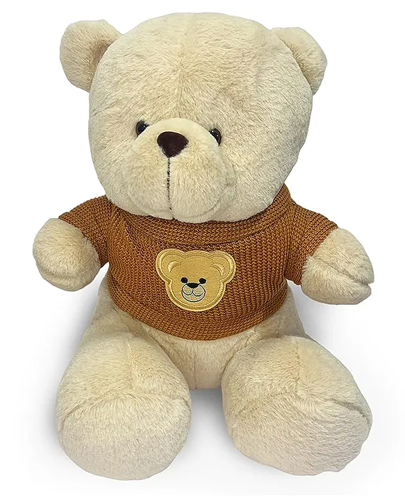 PunToon Kids Teddy Bear with Brown T Shirt Super Soft Toy for Your Little Height 25 cm Online India Buy Soft Toys for 2 14 Years at FirstCry 14647481