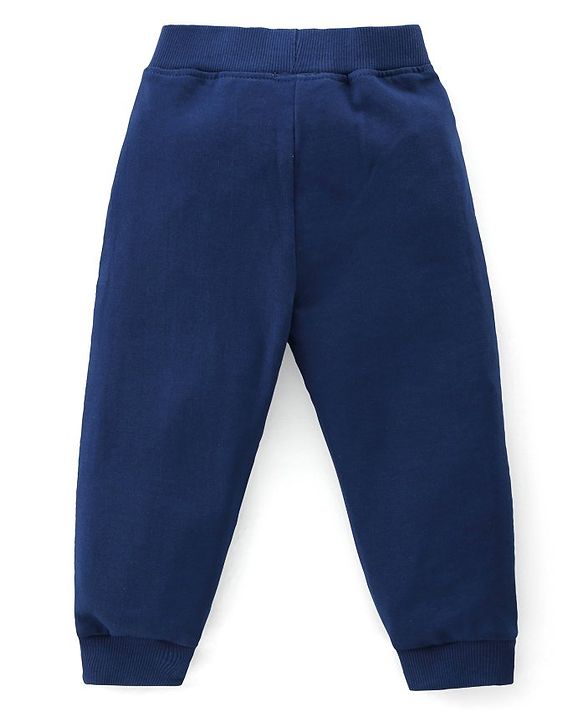 Babyhug Cotton Knit  Full Sleeves Paw Patrol Printed T-Shirt & Lounge Pant Set - Blue & White