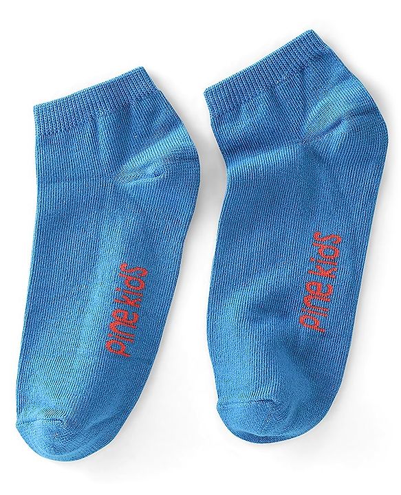 Pine Kids Ankle Socks With Star Design Pack Of 3 - Red Green & Black