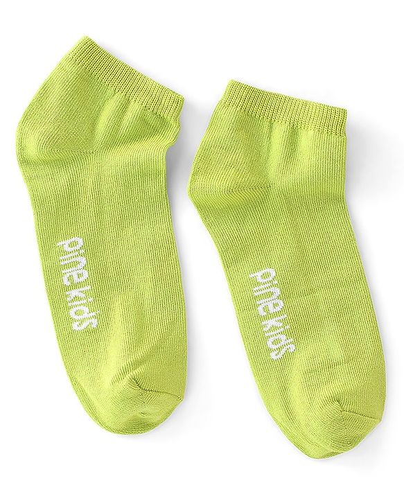 Pine Kids Ankle Socks Pack Of 5 Striped - Red Green & Black