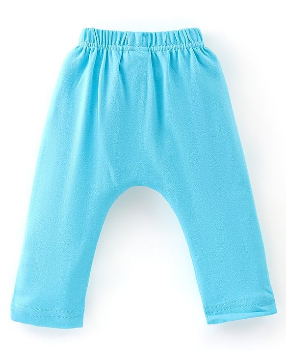 Babyhug Cotton Knit Full Length Striped & Dino Printed Diaper Pants Pack of 3 - Multicolour