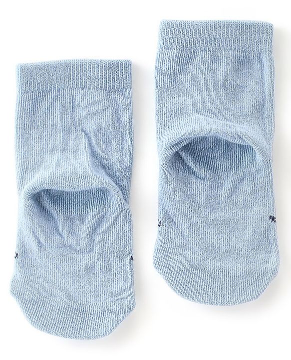 Cute Walk By Babyhug Cotton Knit Anti Bacterial Ankle Length Socks Dino Design Pack Of 3 - Multicolour
