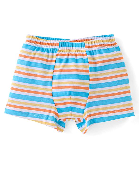 Babyhug 100% Cotton Bear Printed Trunk Pack of 3 - Multicolour