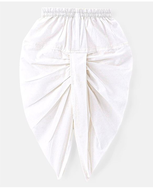 Babyhug Sequenced Embroidered Kurta With Solid Dhoti Set -Navy