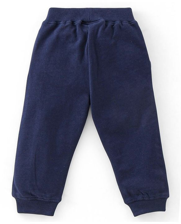 Babyhug 100% Cotton Knit Full Sleeves T-Shirt and Lounge Pant Camouflage Print - Blue