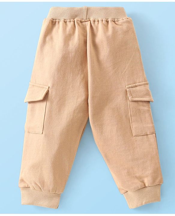 Babyhug 100% Cotton Knit Raglan Sleeves With T-Shirt & Lounge Pants Text Print - Green & Blue